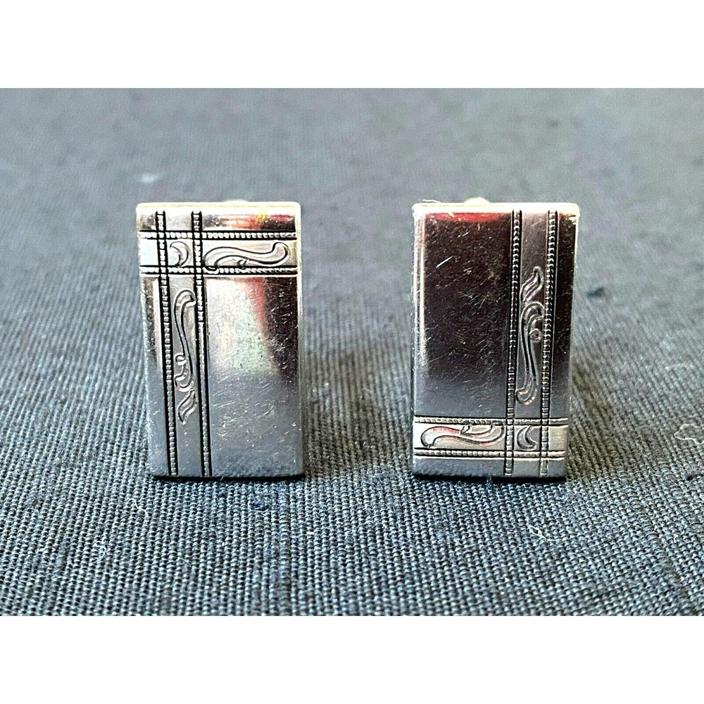 Cufflinks Anson Silver Tone VINTAGE